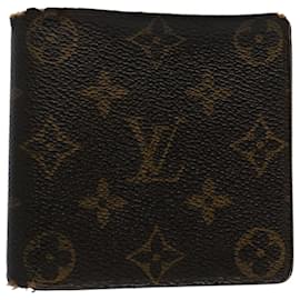 Louis Vuitton-LOUIS VUITTON Monogram Portefeuille Marco Carteira Bifold M61675 Autenticação de LV 54093-Monograma