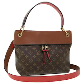 Louis Vuitton-LOUIS VUITTON Monogram Tuile Reevess Shoulder Bag 2way M43157 LV Auth 54172a-Monogram