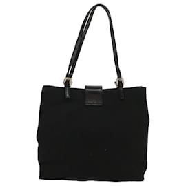 Fendi-FENDI Tote Bag Nylon Black 0915808 Auth bs8596-Black