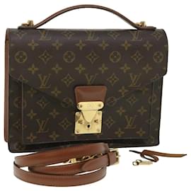 Louis Vuitton-Louis Vuitton Monogram Monceau 28 Hand Bag 2way M51185 LV Auth 55713-Monogram