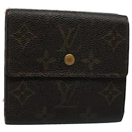 Louis Vuitton-LOUIS VUITTON Portafoglio Portefeuille Elise con monogramma M61654 LV Aut 54086-Monogramma