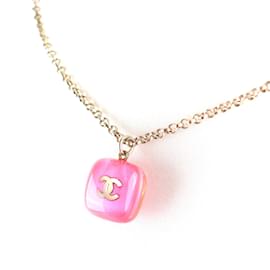 Chanel-CHANEL  Long necklaces T.  metal-Pink