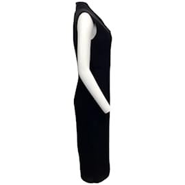Autre Marque-Alex Perry Black Shimmer Sleeveless Dress-Black