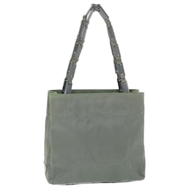 Prada-PRADA Shoulder Bag Nylon Gray Auth ep1810-Grey