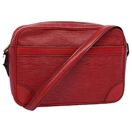 Louis Vuitton-LOUIS VUITTON Epi Trocadero 23 Bolsa de ombro vermelha M52307 LV Auth ep1848-Vermelho