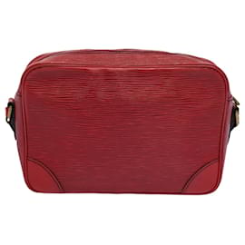 Louis Vuitton-LOUIS VUITTON Epi Trocadero 23 Bolsa de ombro vermelha M52307 LV Auth ep1848-Vermelho