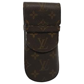 Louis Vuitton-LOUIS VUITTON Monogram Etui Lunette Rabat Brillenetui M62970 LV Auth bs8557-Monogramm