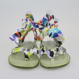 Christian Louboutin-CHRISTIAN LOUBOUTIN Flats T.EU 37 Cloth-Multiple colors