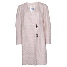 Chanel-Chanel, Cappotto rosa in tweed lurex-Rosa
