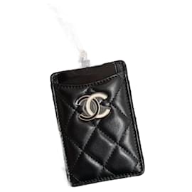 Chanel-CHANEL  Wallets T.  leather-Black