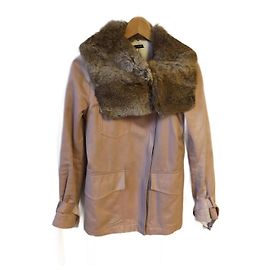 Joseph GIUSEPPE Cappotti T.fr 36 Pelliccia Beige