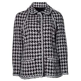 Autre Marque-Chanel, Black and white houndstooth jacket-Black,White