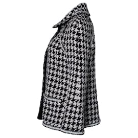 Autre Marque-Chanel, Black and white houndstooth jacket-Black,White
