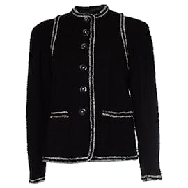 Autre Marque-Chanel, Classic black tweed jacket-Black