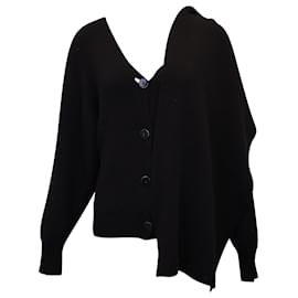 The row-The Row Cardigan with Scarf in Black Cashmere-Black