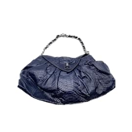 Zagliani-ZAGLIANI  Handbags T.  leather-Navy blue