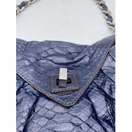 Zagliani-ZAGLIANI  Handbags T.  leather-Navy blue