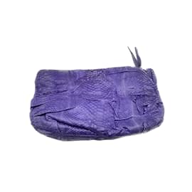 Zagliani-ZAGLIANI  Clutch bags T.  leather-Purple