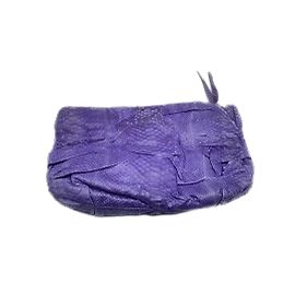 ZAGLIANI Bolsas clutch T.  Couro Roxo