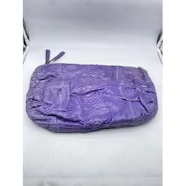 Zagliani-ZAGLIANI  Clutch bags T.  leather-Purple