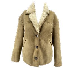 ISABEL MARANT ETOILE  Coats T.fr 36 Fur Beige