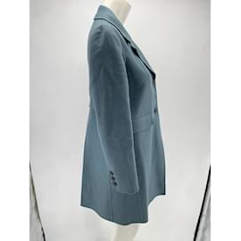 Valentino Garavani-VALENTINO GARAVANI  Coats T.it 40 WOOL-Blue