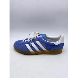 Adidas-Scarpe da ginnastica ADIDAS T.Unione Europea 40.5 stoffa-Blu