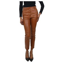 Joseph Hellbraune Lederstretchhose – Größe FR 34 Braun