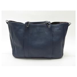 Longchamp-LONGCHAMP Handbag 3D MEDIUM L1285770729 BLUE LEATHER HAND BAG-Navy blue