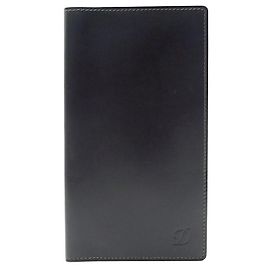 NEW ST DUPONT WALLET 7CC LOGO D VERTICAL LEATHER CARD HOLDER WALLET Brown