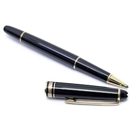 Montblanc-BOLÍGRAFO VINTAGE MONTBLANC MEISTERSTUCK CLASSIC GOLD 12890 ROLLERBALL-Negro