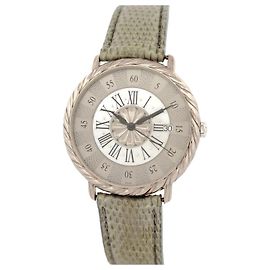 RELOJ VINTAGE BUCCELLATI AUDACHERON 5211 ORO BLANCO 18K 38 RELOJ AUTOMATICO MM Plata