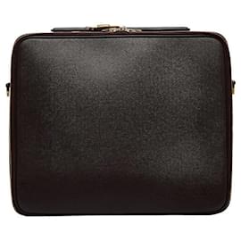 Louis Vuitton-Louis Vuitton Taiga Odessa Bag Bolso de negocios de cuero M30836 en buen estado-Otro