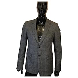 Sandro-Sandro wool jacket-Grey