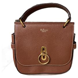 Mulberry-Small Amberly Satchel-Camel