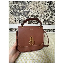 Mulberry-Small Amberly Satchel-Camel