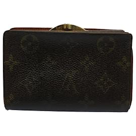 Louis Vuitton-LOUIS VUITTON Monogram Porte Monnaie Billets Carteira Viennois M61663 auth 54100-Monograma