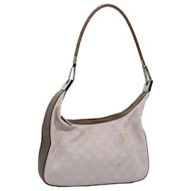 Gucci-bolsa de ombro gucci GG de lona marrom 01233 Ep de autenticação1836-Marrom