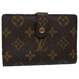 Louis Vuitton-LOUIS VUITTON Monogramm Porte Monnaie Billets Viennois Geldbörse M61663 Auth 54082-Monogramm
