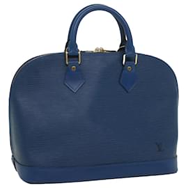 Louis Vuitton-Bolsa de mão LOUIS VUITTON Epi Alma Azul Toledo M52145 Autenticação de LV 54149-Outro