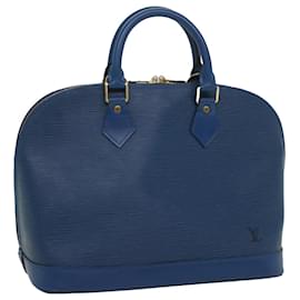 Louis Vuitton-LOUIS VUITTON Epi Alma Sac à Main Toledo Bleu M52145 Auth LV 54149-Autre