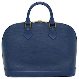 Louis Vuitton-Bolsa de mão LOUIS VUITTON Epi Alma Azul Toledo M52145 Autenticação de LV 54149-Outro