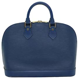 Louis Vuitton-LOUIS VUITTON Bolso de Mano Epi Alma Toledo Azul M52145 LV Auth 54149-Otro