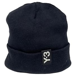 Autre Marque-***Y-3 (Wisely)  Logo Beanie/FP9011-Black