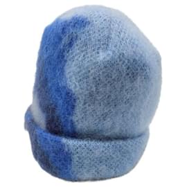 Loewe-***LOEWE (Loewe)  sombrero tejido-Azul