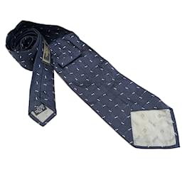 Fendi-Fendi Tie-Navy blue
