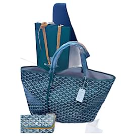 Goyard-Sacola Saint Louis Goyard modelo grande-Verde claro,Verde escuro