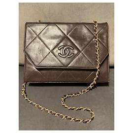 Chanel-Handbags-Brown