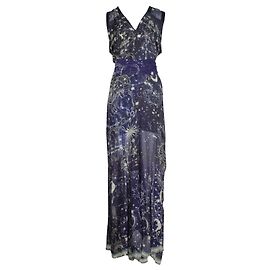 Camilla Tuta a pannelli stampati blu navy Blu Blu navy