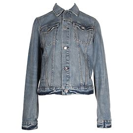 Helmut Lang Jeansjacke mit eckiger Schulterpartie Andere